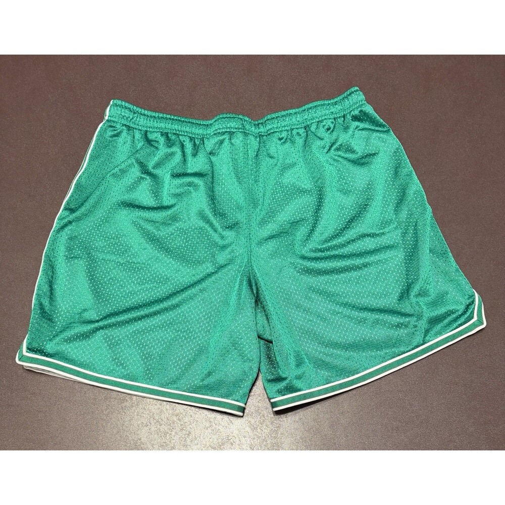VTG Nike Womens Green Basketball Running Athletic Shorts Sz Large 12-14 Y2K - Picture 5 of 7